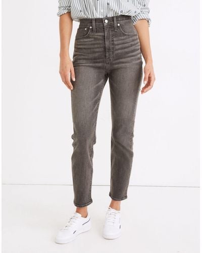 Madewell Mom Jeans - Grey