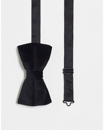 ASOS Velvet Bow Tie - Black