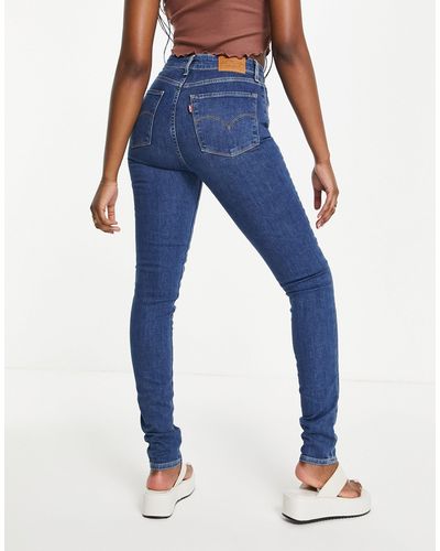 Levi's – 721 – skinny-jeans mit hohem bund - Blau