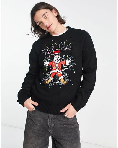 RIPNDIP Ripndip - maglione con grafica natalizia - Blu