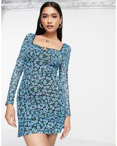 Topshop floral store mini dress