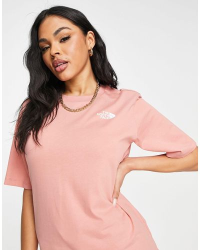 The North Face Simple Dome - Ruimvallend T-shirt - Roze
