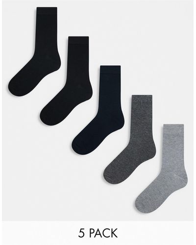 Jack & Jones Socks 5 Pack - White