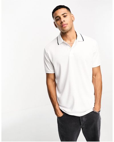 SELECTED Polo Shirt - White