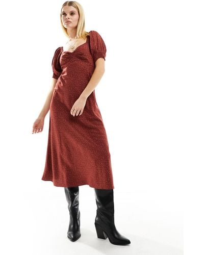 Madewell Midi Dress - Red