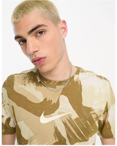 Nike Dri-fit - T-shirt Met Camouflageprint - Metallic