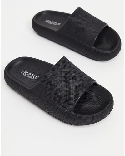 Truffle Collection Pool Sliders - Black