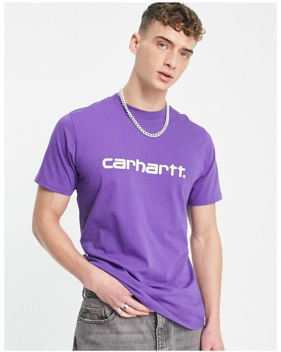 Carhartt Script - T-shirt - Paars