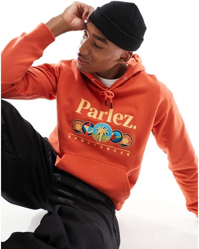 Parlez Cotton Embroidered Hoodie