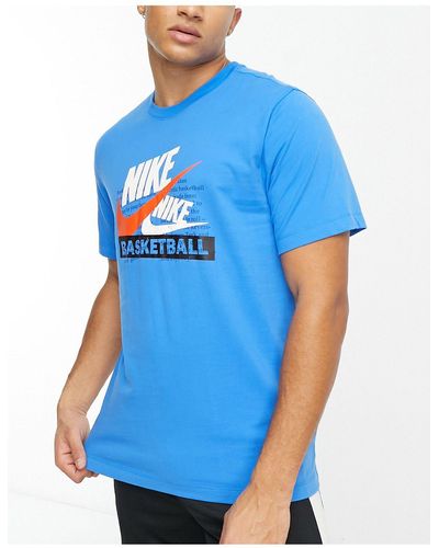 Nike Basketball Camiseta con logo - Azul
