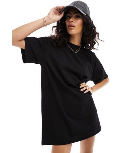 ASOS Oversized Mini T-shirt Dress - Black