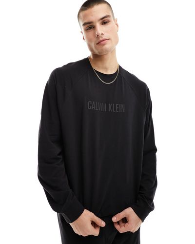 Calvin Klein – intense power – lässiges sweatshirt - Schwarz