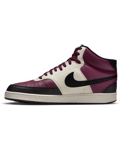 Nike Court Vision Mid Next Sneakers - Brown