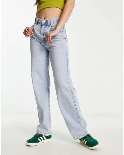 Cotton On Losvallende Jeans Met Rechte Pijpen - Blauw