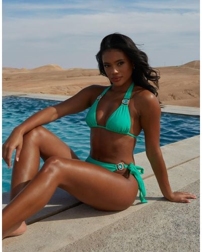 Moda Minx X Savannah-shae Richards Amour Bikini Top - Green