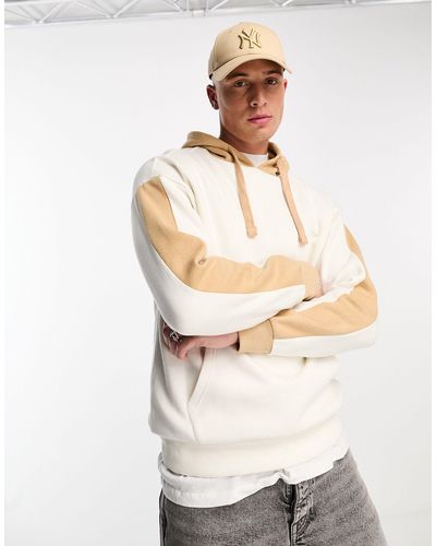 Another Influence Color Block Hoodie - White