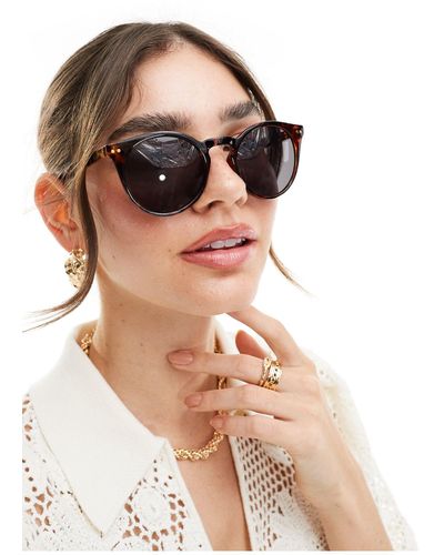 & Other Stories Round Sunglasses - Brown