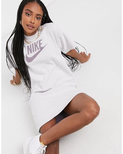 Nike Move To Zero Sweatshirt Dress - Gray
