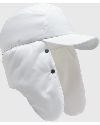 Aspesi Cappello imbottito in nylon riciclato - Bianco
