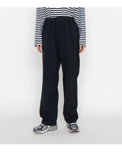 Nanamica Men Alphadry Wide Easy Trousers - Blue