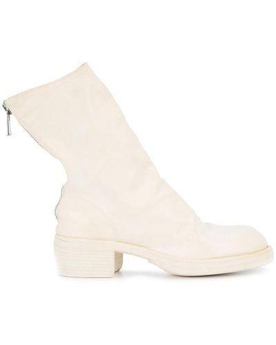 Guidi Ankle Boots - White