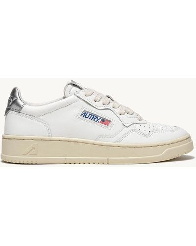 Autry Women Medalist Low Trainers - White