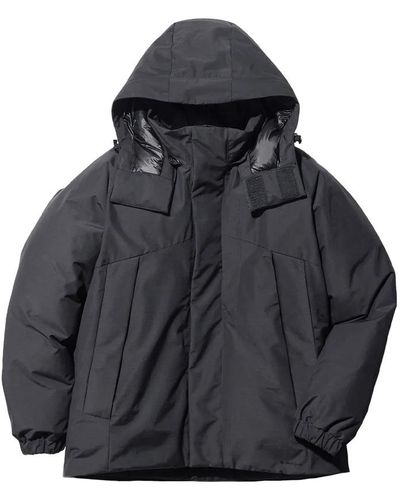 Snow Peak Men Fire Resistant 2-layer Down Jacket - Black