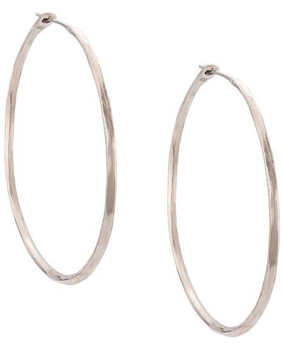 Werkstatt:münchen Small Hoop Earrings in White | Lyst