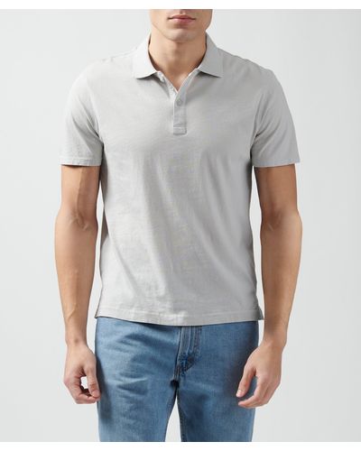 ATM Classic Jersey Polo - Gray