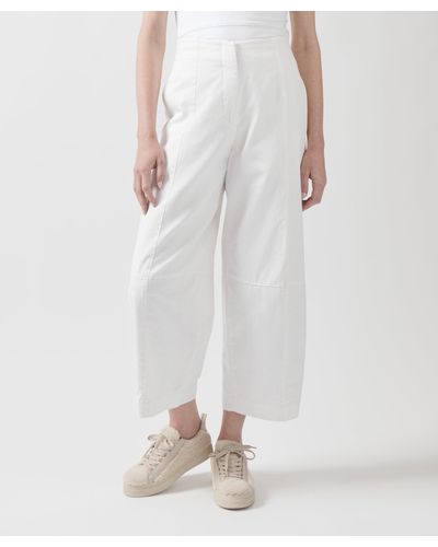 ATM Cotton Twill Lantern Pants - White