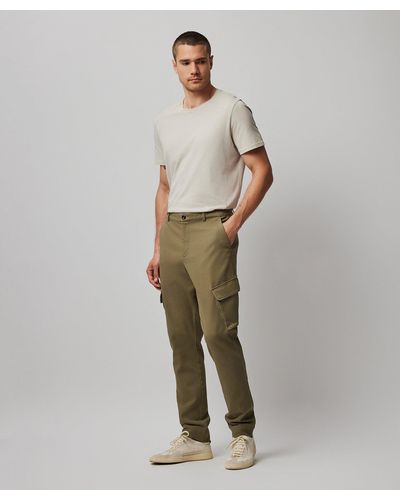 ATM Washed Cotton Twill Cargo Pant - Green
