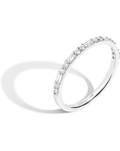 AUrate New York Mixed Cut Diamond Ring - White