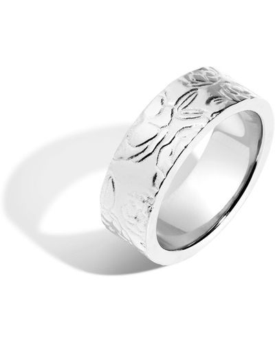 AUrate New York Aurate X Macenna: Rose Garden Ring - White