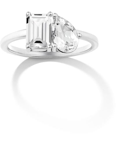 AUrate New York Toi Et Moi Diamond Classic Ring - Pink