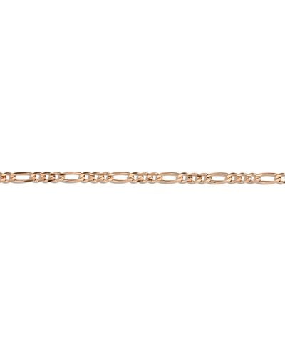 AUrate New York Large Gold Figaro Chain Bracelet - Metallic