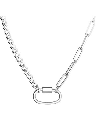 AUrate New York Aurate X Kerry: Lioness Chain Necklace - White
