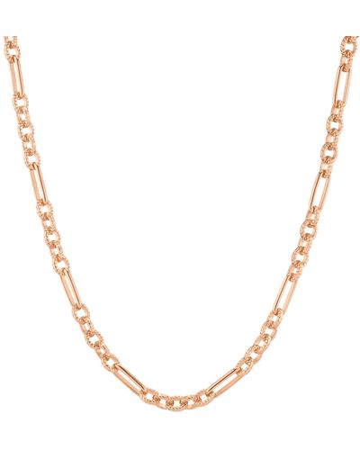 AUrate New York Bold Infinity Chain Link Necklace - Metallic