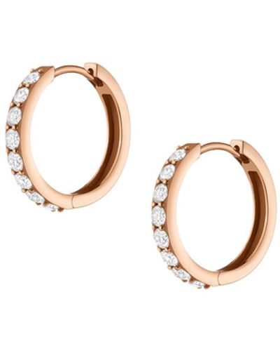 Aurate New York Small Chunky Hinged Hoop Earrings, 14K Yellow Gold