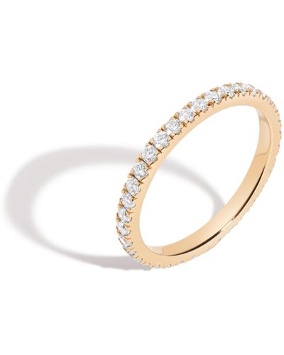 AUrate New York Pavé Lab Grown Diamond Eternity Ring - Metallic