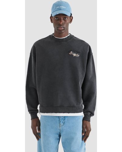 Axel Arigato Wes Distressed Jumper - Blue