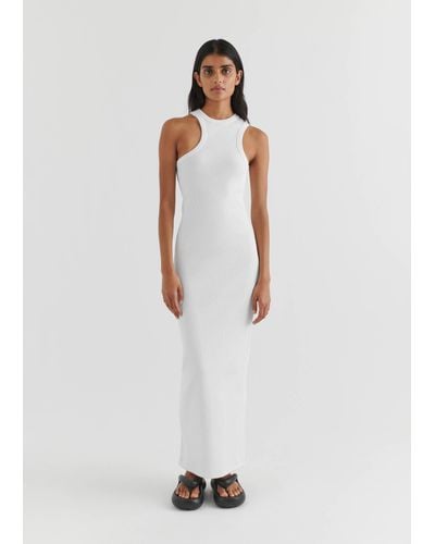 Axel Arigato Scoop Asymmetric Dress - White