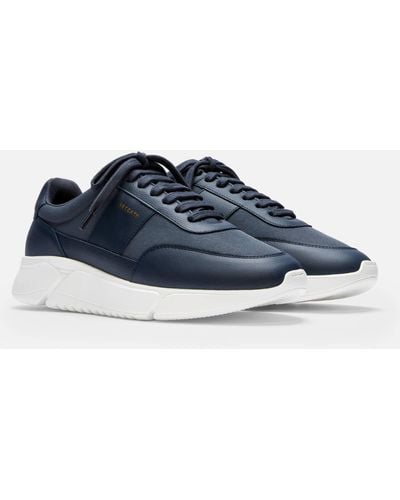 Axel Arigato Genesis Vintage Runner Leather Trainers - Blue