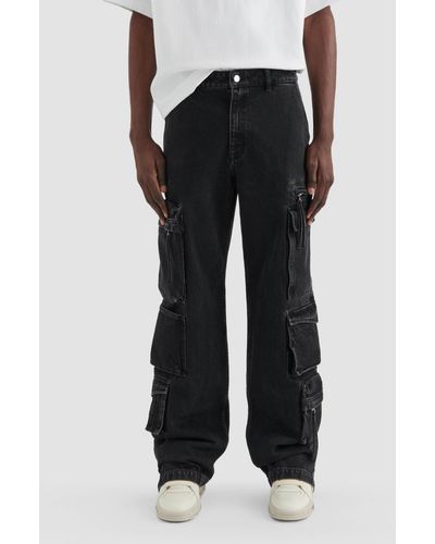 Axel Arigato Utility Cargo Jeans - Black