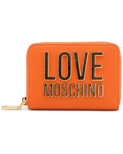 Orange Moschino Wallets and cardholders for Women | Lyst