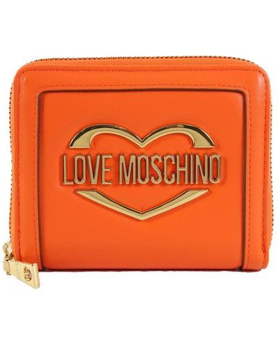 Orange Moschino Wallets and cardholders for Women | Lyst