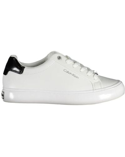 calvin klein white shoes womens