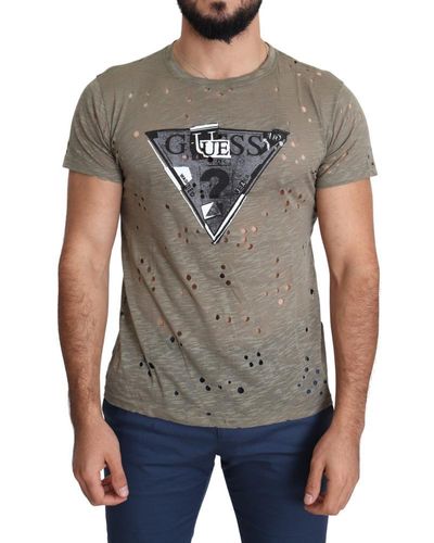 Guess Short sleeve t-shirts for Men | Online Sale up to 68% off | Lyst