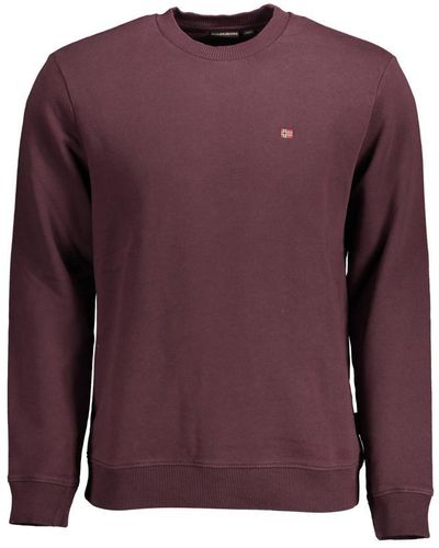 Napapijri Blue Cotton Men Sweater main image 0