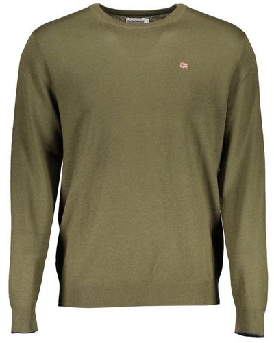 Napapijri Gray Cotton Men Sweater main image 0