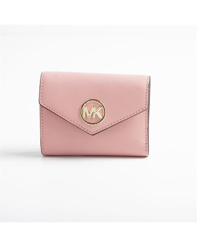 Coral Pink Michael Kors Wallet  Michael kors wallet, Card holder leather,  Coral pink